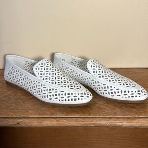 White Franco Sarto Berta Loafer 8.5